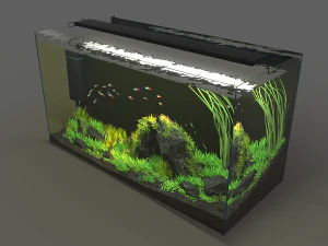 aquarium rectangle 120l 3D Model