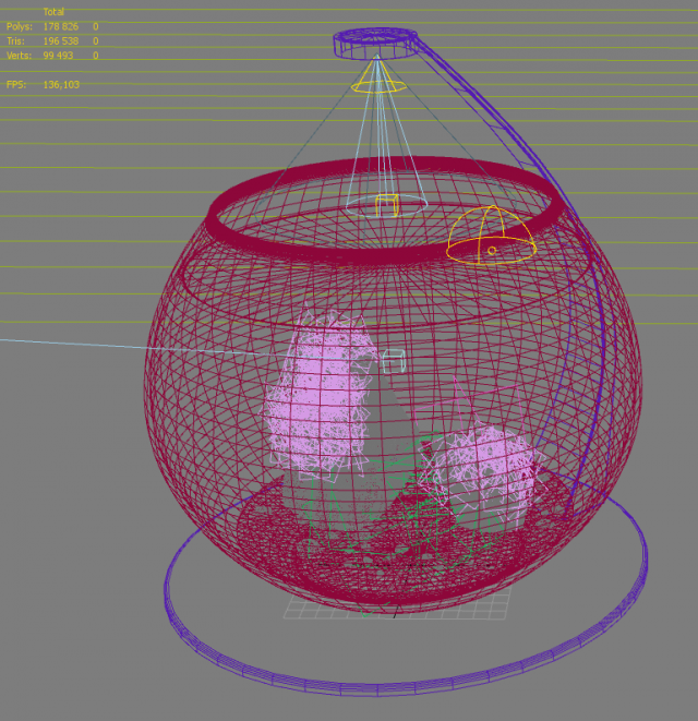 aquarium bowl Modelo 3D .c4d .max .obj .3ds .fbx .stl .blend 