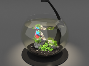 aquarium bowl Modelo 3D