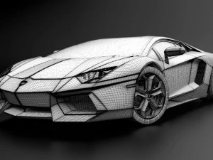 lamborghini aventador lp700-4 Modello 3D
