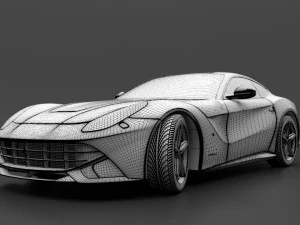 ferrari f12 berlinetta 3D Model