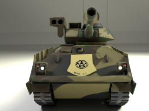 m2a2 ods infantry fighting vehicle 3D Model