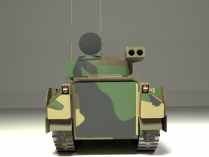 m2a2 ods infantry fighting vehicle 3D Model