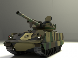 m2a2 ods infantry fighting vehicle 3D Model
