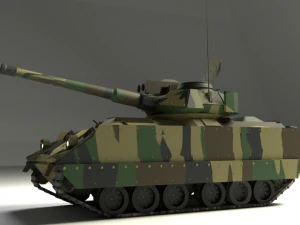 m2a2 ods infantry fighting vehicle 3D Model