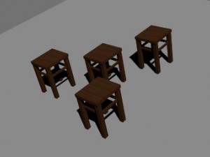chair 3D 모델