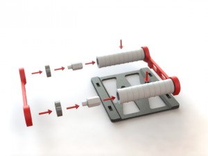 spool holder model Modelo de Impressão 3D
