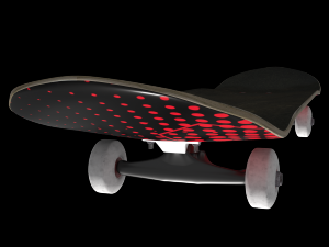 realisitc skateboard Model 3D