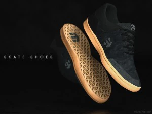 скейтборд - кросівки 3D Модель