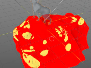 crystal wolf scene 3D Model