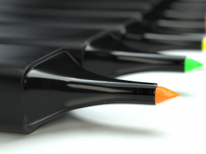 basic highlighter textmarker - realistic 3D 모델