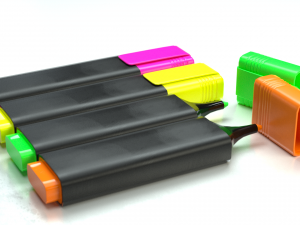 basic highlighter textmarker - realistic 3D 모델