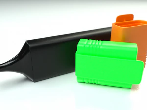 basic highlighter textmarker - realistic 3D Model