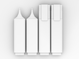 basic highlighter textmarker - realistic 3D 모델