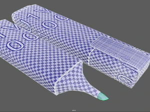 basic highlighter textmarker - realistic 3D Model