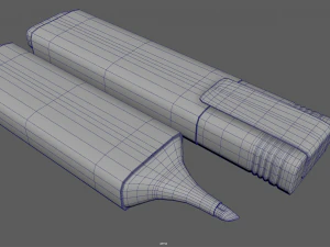 basic highlighter textmarker - realistic 3D Model