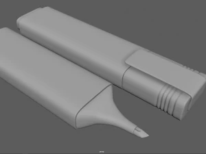 basic highlighter textmarker - realistic 3D Model