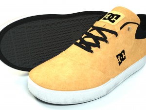 realisitc dc shoes crisis - beige 3D Model