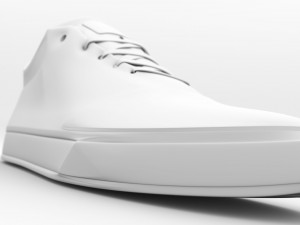 realisitc dc shoes crisis - beige 3D Model