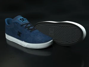 realistyczny kryzys but&oacute;w DC - niebieski Model 3D