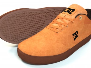 realisitc dc shoes crisis - brown 3D-Modell