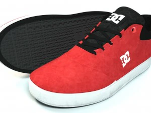 realisitc dc shoes crisis - red 3D Model