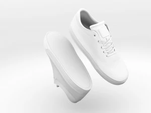 realisitc dc shoes crisis - red 3D Model