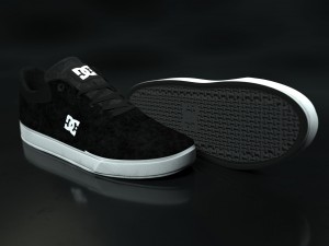 realisitc dc shoes crisis - collection of 6 colors 3D Модель