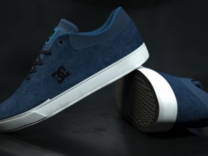 realisitc dc shoes crisis - collection of 6 colors 3D Модель