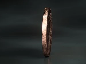 realistic 2 cent - euro - low poly 3D Model