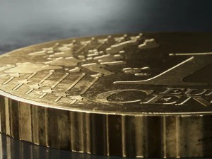 realistic 10 cent - euro - low poly 3D Model