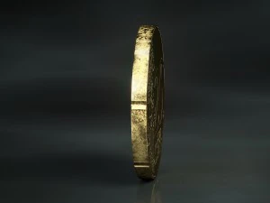 realistic 10 cent - euro - low poly 3D Model