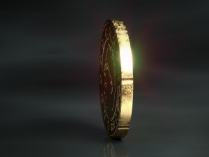 realistic 10 cent - euro - low poly 3D 模型