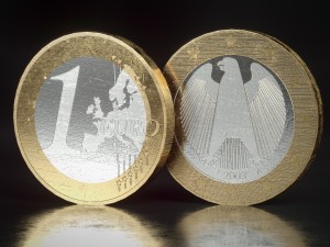 realistic 1 euro - low poly 3D Model