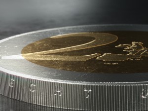 realistic 2 euro - low poly 3D Model