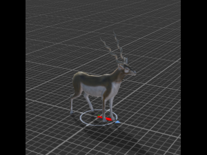 fantasy antelope Modèle 3D