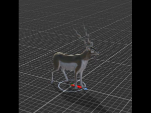 antílope de fantasía Modelo 3D