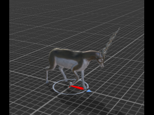 fantasy antelope 3D मॉडल