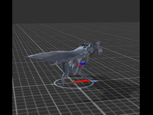 demone pipistrello fantasy Modello 3D