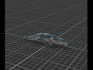 crocodilo do p&acirc;ntano Modelo 3D
