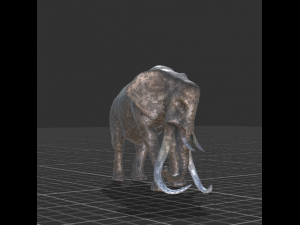 elephant animated rigged 3D मॉडल