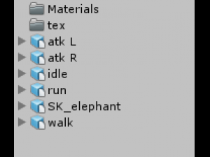 elephant animated rigged 3D मॉडल