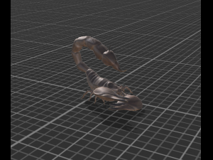 giant scorpion animated rigged 3D 모델