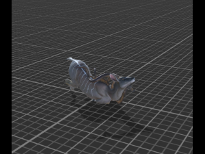 kudu animated rigged Modelo 3D