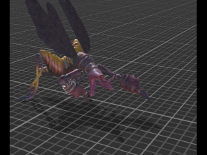 locust monster 3D 모델