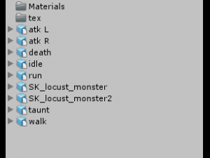 locust monster 3D Model