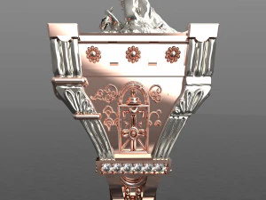 City Men Ring 3D Export 3D Model
