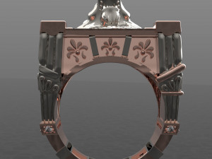 City Men Ring 3D Export 3D Model