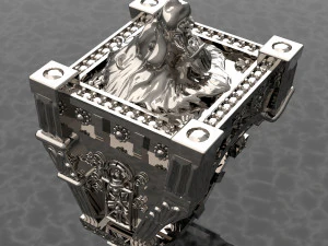 City Men Ring 3D Export 3D Model