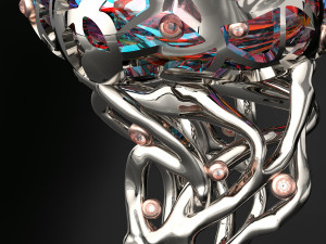 Root Stone Ring 3D Ready for Edit and print Modelo 3D